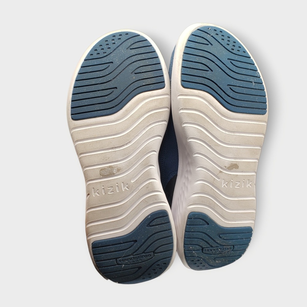 SOLD-Kizik Womens Athens Slip On Walking Sneakers Deep Blue Sz 8.5 Comfort Shoes - Picture 8 of 10